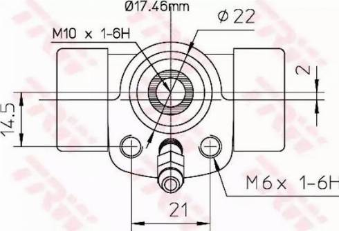 TRW BWC107 - Cylindre de roue cwaw.fr