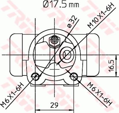 TRW BWC248 - Cylindre de roue cwaw.fr