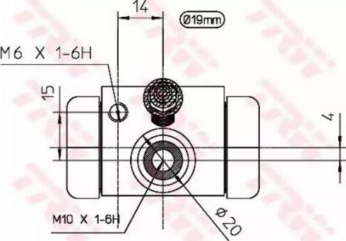 TRW BWD100 - Cylindre de roue cwaw.fr