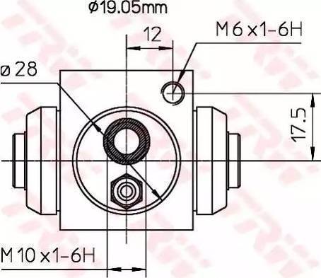 TRW BWD119A - Cylindre de roue cwaw.fr