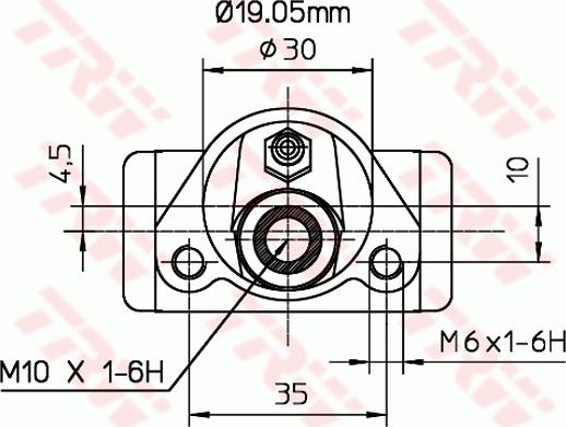 TRW BWD110 - Cylindre de roue cwaw.fr