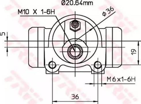 TRW BWF303 - Cylindre de roue cwaw.fr