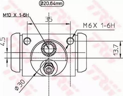 TRW BWF321 - Cylindre de roue cwaw.fr