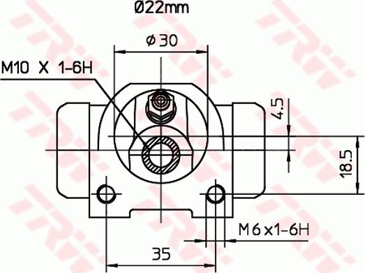 TRW BWH376 - Cylindre de roue cwaw.fr