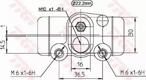 TRW BWH298 - Cylindre de roue cwaw.fr