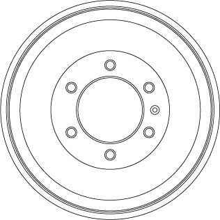 TRW DB4451 - Tambour de frein cwaw.fr