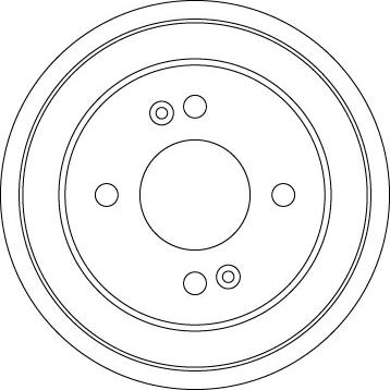 TRW DB4548 - Tambour de frein cwaw.fr