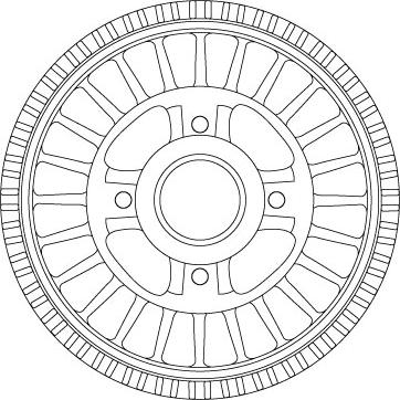 TRW DB4557MR - Tambour de frein cwaw.fr