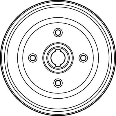 TRW DB4134 - Tambour de frein cwaw.fr