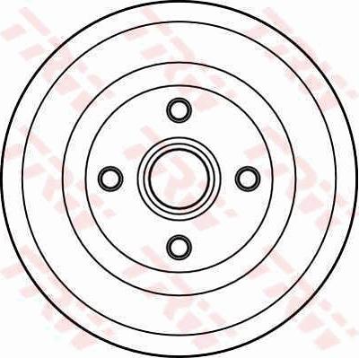 TRW DB4179 - Tambour de frein cwaw.fr