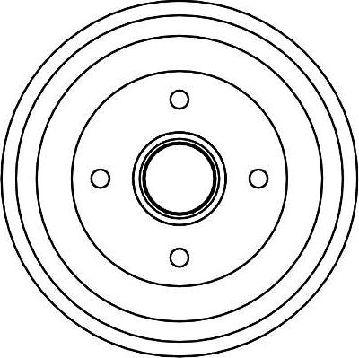 TRW DB4308 - Tambour de frein cwaw.fr