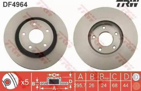 Valeo 197164 - Disque de frein cwaw.fr