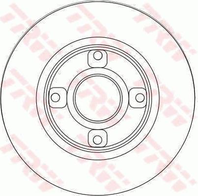 TRW DF4452 - Disque de frein cwaw.fr