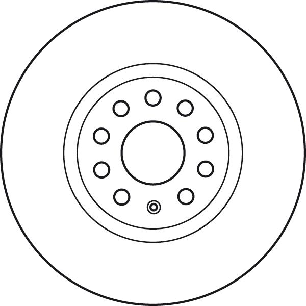 TRW DF4464S - Disque de frein cwaw.fr