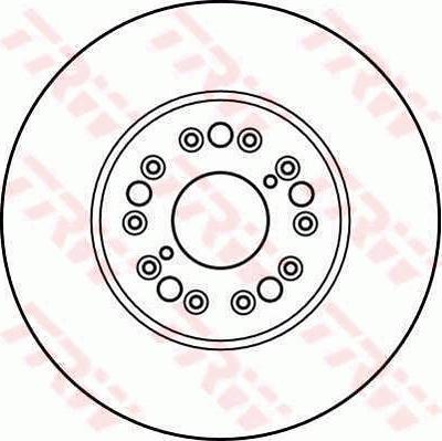 TRW DF4015 - Disque de frein cwaw.fr