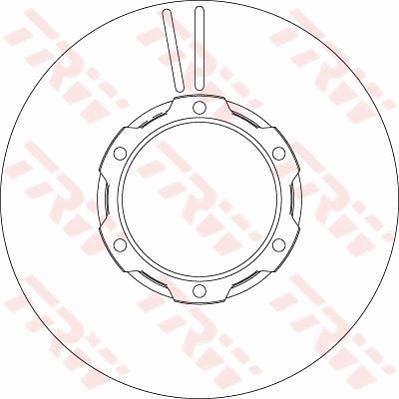 TRW DF4144 - Disque de frein cwaw.fr