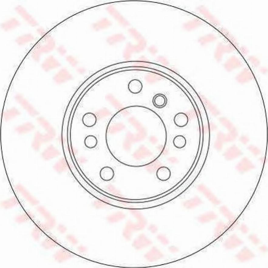 TRW DF4187BPS - Disque de frein cwaw.fr