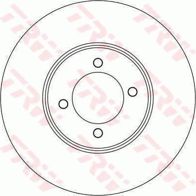 TRW DF4139 - Disque de frein cwaw.fr