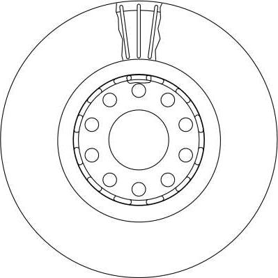 TRW DF4125S - Disque de frein cwaw.fr