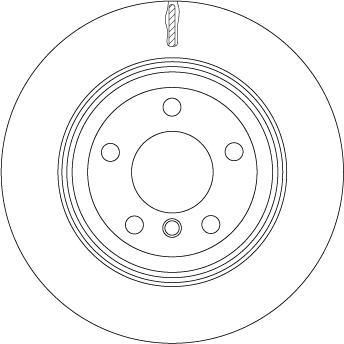 TRW DF4854S - Disque de frein cwaw.fr