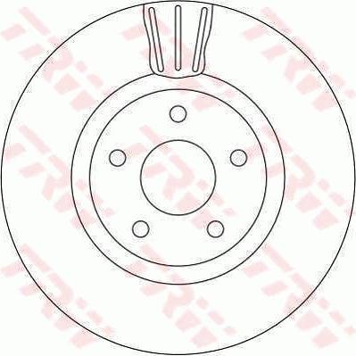 TRW DF4313 - Disque de frein cwaw.fr