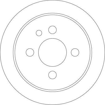 TRW DF4334 - Disque de frein cwaw.fr