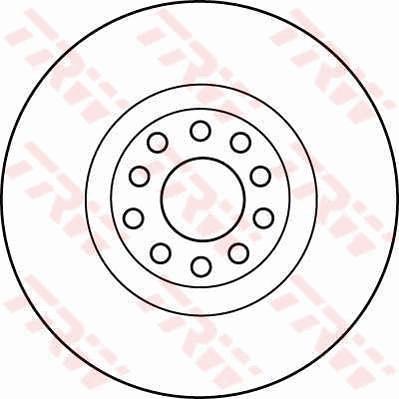 TRW DF4209 - Disque de frein cwaw.fr