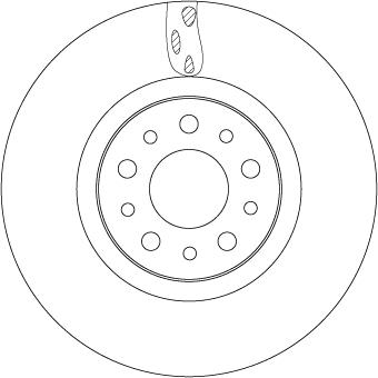 TRW DF6933 - Disque de frein cwaw.fr