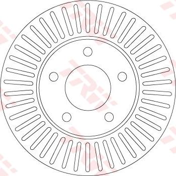 TRW DF6922 - Disque de frein cwaw.fr