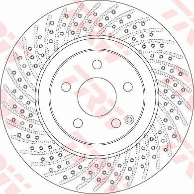 TRW DF6433S - Disque de frein cwaw.fr