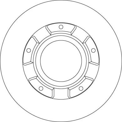 TRW DF6510S - Disque de frein cwaw.fr