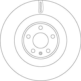 TRW DF6570 - Disque de frein cwaw.fr