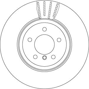 TRW DF6625S - Disque de frein cwaw.fr