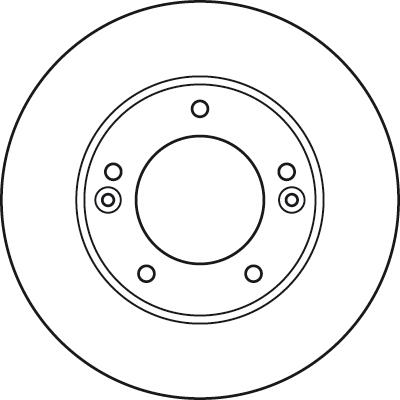 TRW DF6081S - Disque de frein cwaw.fr