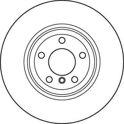 TRW DF6070S - Disque de frein cwaw.fr