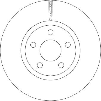 TRW DF6810S - Disque de frein cwaw.fr