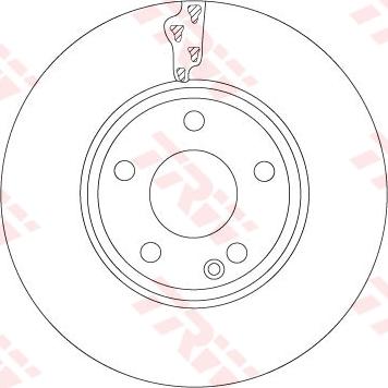 TRW DF6885 - Disque de frein cwaw.fr