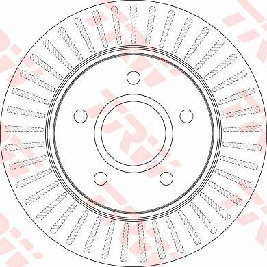 TRW DF6253S - Disque de frein cwaw.fr