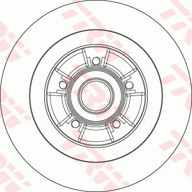 TRW DF6202BS - Disque de frein cwaw.fr