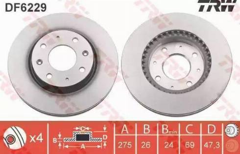 RIDER RD.3325.DF6229 - Disque de frein cwaw.fr