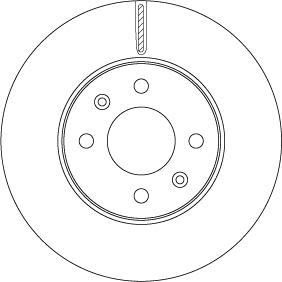 TRW DF6794 - Disque de frein cwaw.fr