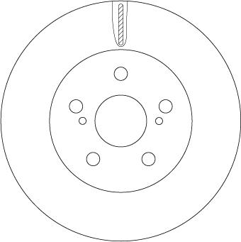 TRW DF6734 - Disque de frein cwaw.fr