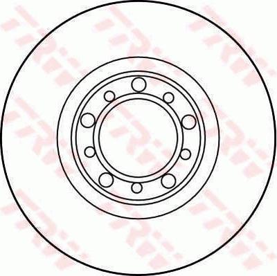 TRW DF1545 - Disque de frein cwaw.fr