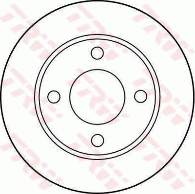 TRW DF1543 - Disque de frein cwaw.fr