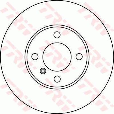 TRW DF1553 - Disque de frein cwaw.fr