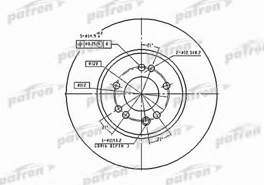 TRW DF1585BP - Disque de frein cwaw.fr