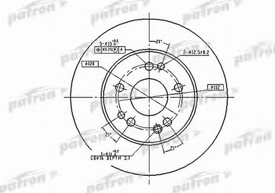 TRW DF1581BP - Disque de frein cwaw.fr