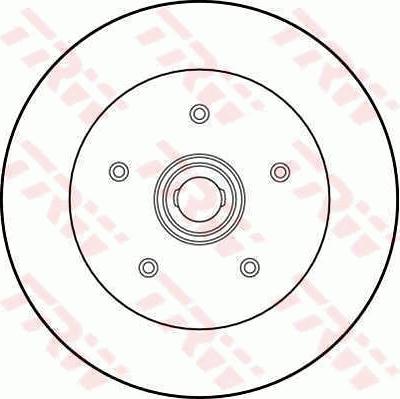 TRW DF1534 - Disque de frein cwaw.fr