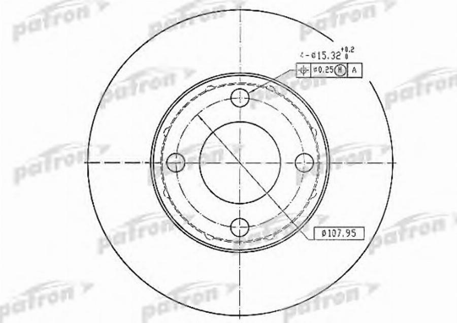 TRW DF1530BP - Disque de frein cwaw.fr