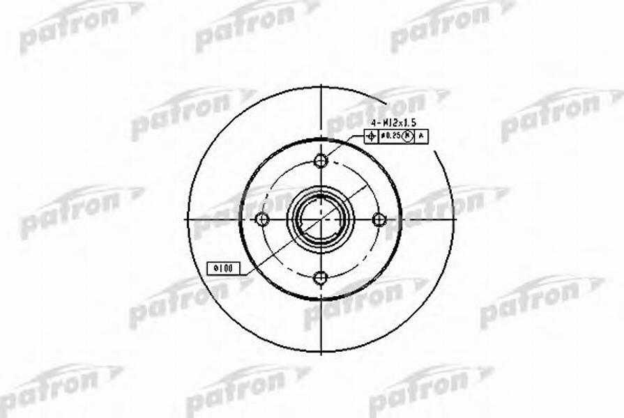 TRW DF1529BP - Disque de frein cwaw.fr